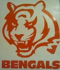 Cincinatti Bengals Cornhole Set of 2 Decals Free Shipping