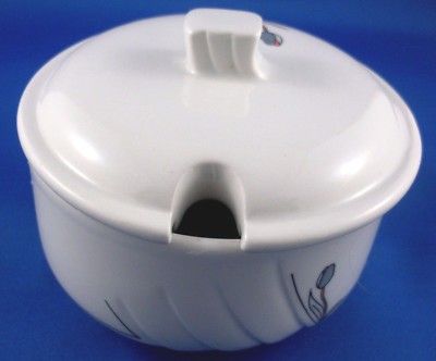 Rare Retro DUDSON England ARMORLITE Sugar Bowl with Lid VG