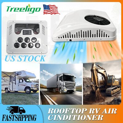 12V Rooftop Heat&Cool Air Conditioner Packing AC Kit For RV Trailer ...