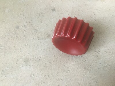 Roter Knopf Vintage Kodak Senior Möglichkeit Kreation Moderne Kunst Radio TSF
