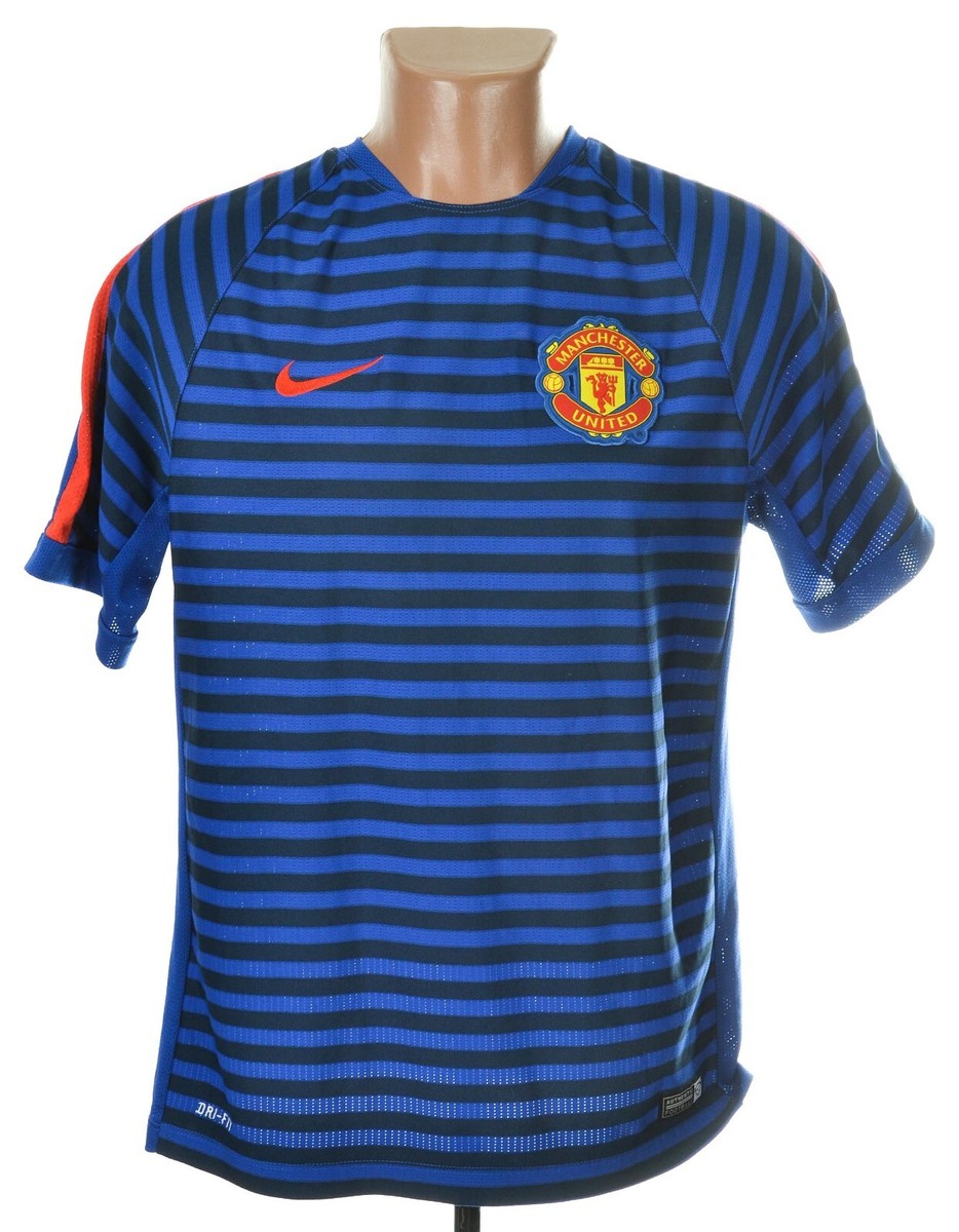 MANCHESTER UNITED 2014/2015 TRAINING FOOTBALL SHIRT JERSEY NIKE
