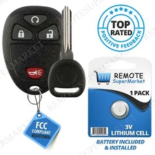 Replacement for 2007-2013 Chevy Silverado Suburban 1500 Remote Key Fob 4b rs Set