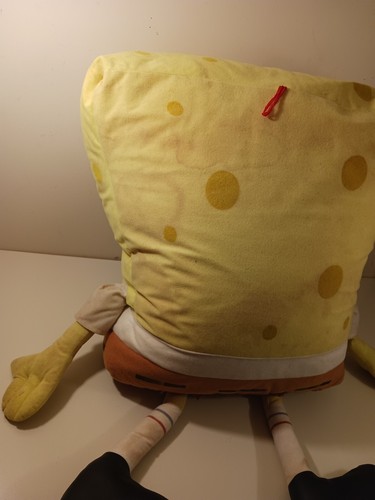 SpongeBob Squarepants Jumbo LG 26” Cuddle Plush Viacom Nickelodeon 2002 Vintage - Picture 22 of 22