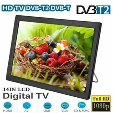 7-14 Mini 16:9 1080P Portable Digital TV Tele...