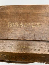 Antique Bissell Wood “Cyco” Ball Bearing Grand Rapids Carpet Sweeper-All There!