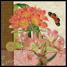 Counted Cross Stitch Kits Needlework Crafts Embroidery - Exotic Floral I