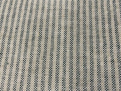 Emory Streifen Stoff Leinen BLAU GRÜN GRAU 280cm breit doppelte Breite Gardinen Rollo