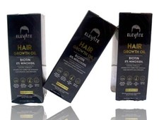 (Lot of 3) Elevate Hair Growth Oil Biotin 5% Minoxidil 1 oz Repair Scalp 07/2026