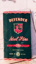 Vintage Steel Pins Defender Nearly Complete Set Made in USA