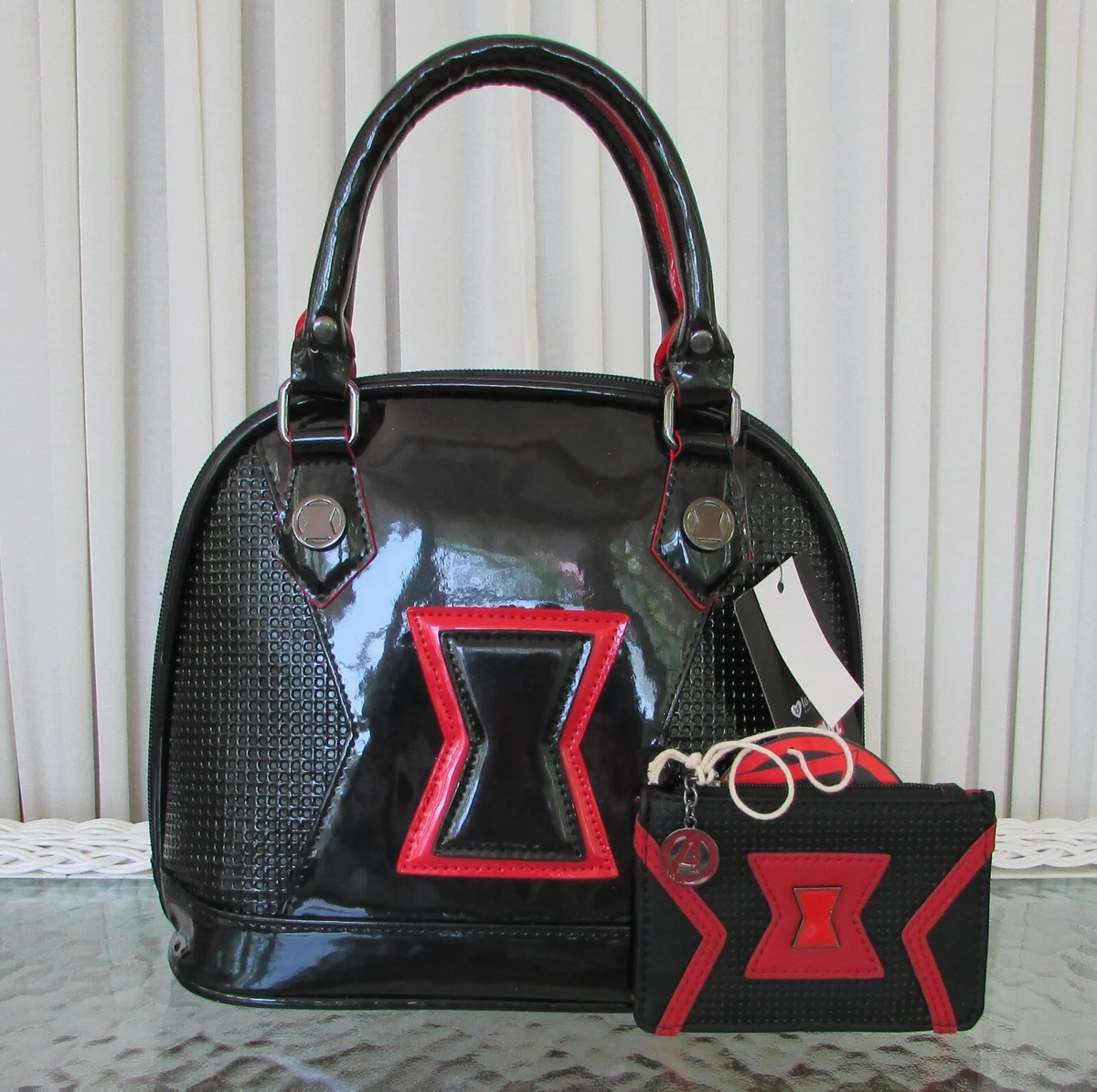 Black widow loungefly bag hot sale