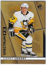 2022-23 SP Authentic Spectrum FX GOLD Sidney Crosby 39/50 #S-3 Penguins