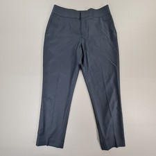 Suitsupply Womens Dress Pans Navy Blue Size 40 High Rise Wool Formal Pants
