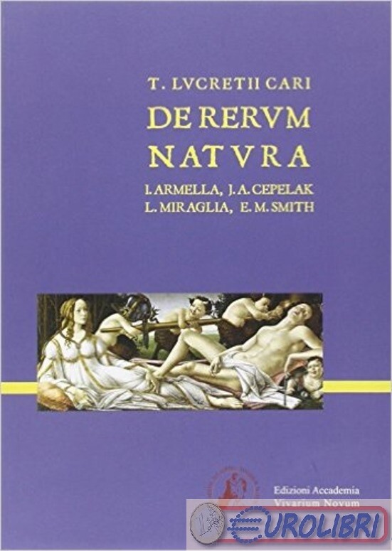 9788895611280 LUCREZIO DE RERUM NATURA VIVARIUM ACCADEMIA