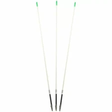 3Pcs 31.5" Archery Bow Fishing Arrows OD 6mm W/Broadheads&Safety Slides For Hunt