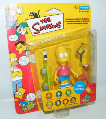 THE SIMPSONS BART SIMPSON ACTION FIGUR PLAYMATES BANDAI 2000