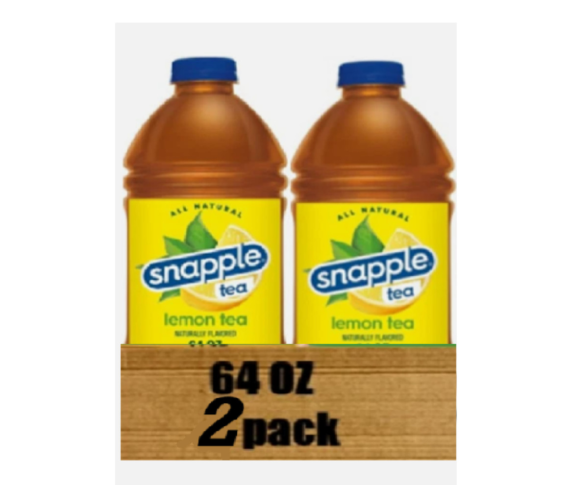 Snapple Lemon Iced Tea, 64 Fl oz, Bottle (2 Pack)