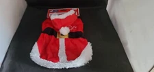 Walmart Holiday Time 2021 X-Small Santa Claus With Hood Dog Costume