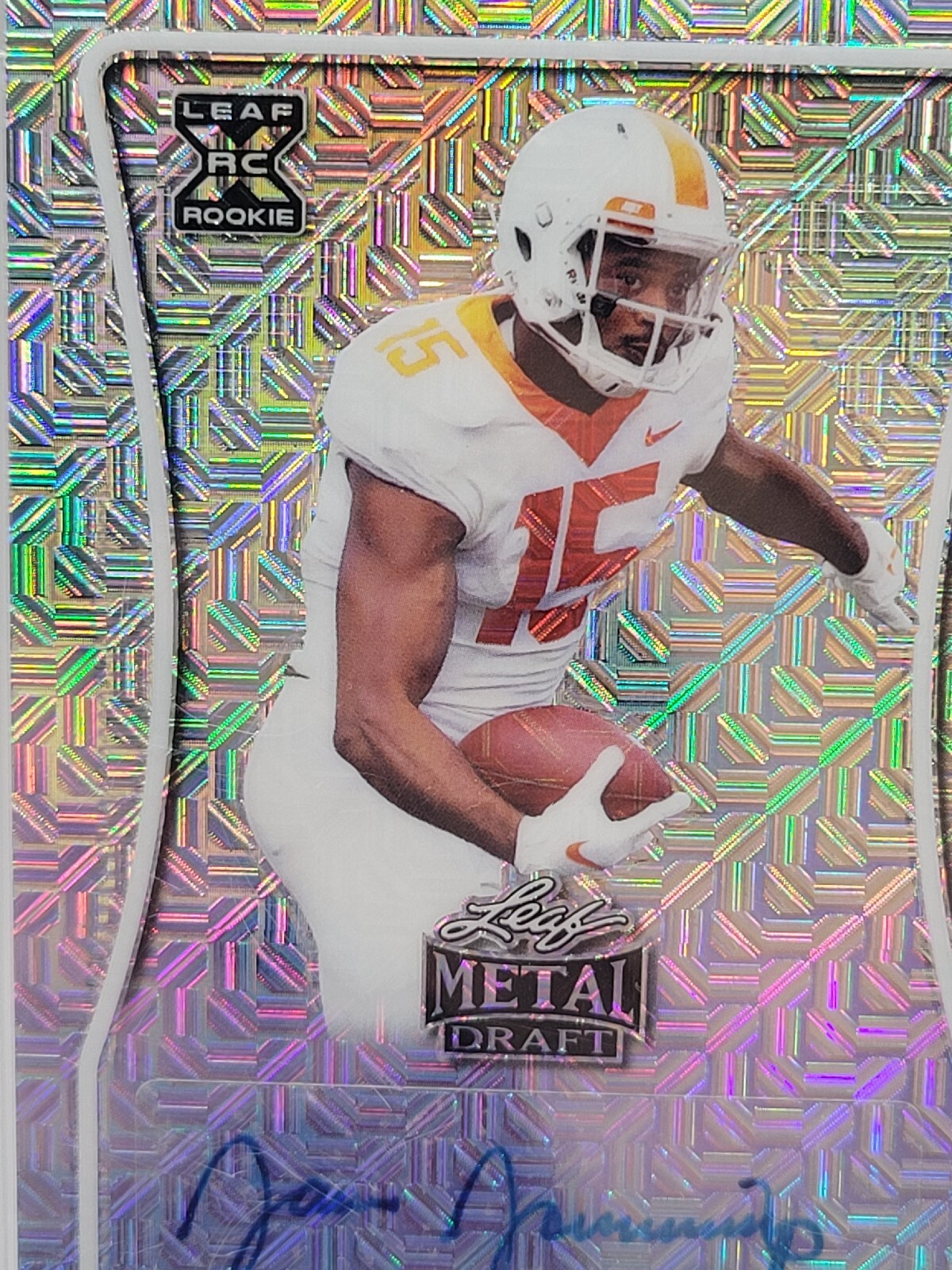 2020 Leaf Metal Draft Jauan Jennings Autograph SILVER MOJO 40 PSA 10 