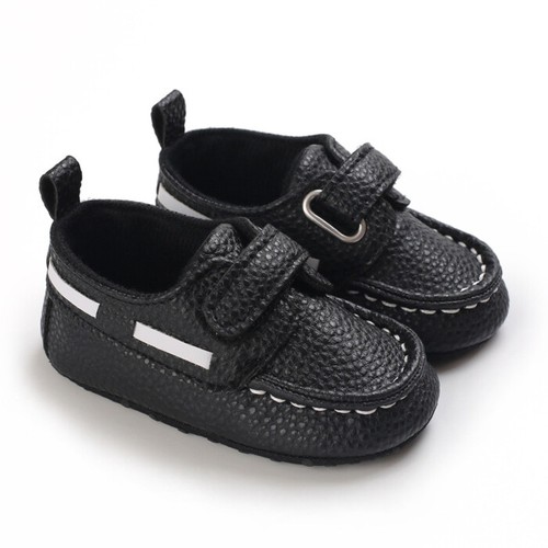 11-13CM Pram Shoes Toddler Newborn Baby Soft Infant Faux Leather For 0-18 Months - Picture 14 of 17