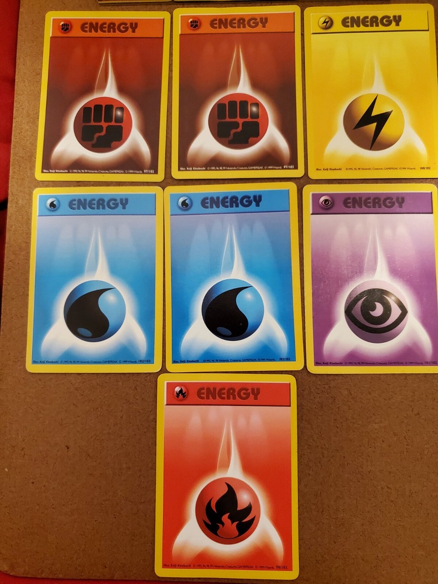 pokemon base set energy cards Amazon.com: Pokemon 90 Cards Basic Energy Pack (10 of each type) : Toys & Games