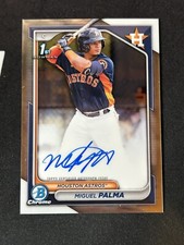2024 BOWMAN CHROME MIGUEL PALMA 1ST AUTO AUTOGRAPH #CPA-MP HOUSTON ASTROS