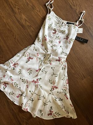 knee length dresses for ladies Paneros Clothing Women's Flora Mini Dress in Black Floral Print main image 0