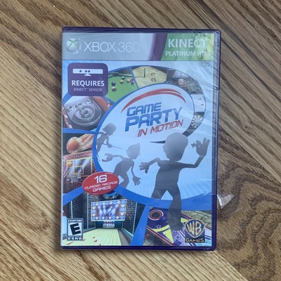Game Party In Motion (XBOX 360, 2011)  Requires Kinect Sensor Sealed with tears