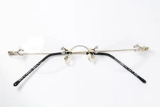 MENIA 4228 C.3 Vintage Eyeglasses Glasses Rimless Fine Frame Germany Lightweight