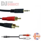 Jack to Phono Lead 1.2M 3.5mm to RCA Phono Jack Aux Mobile Car Audio Lead