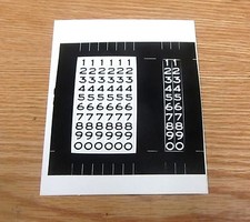1955 1956 CHEVY SPEEDOMETER ODOMETER DECALS ** USA MADE **