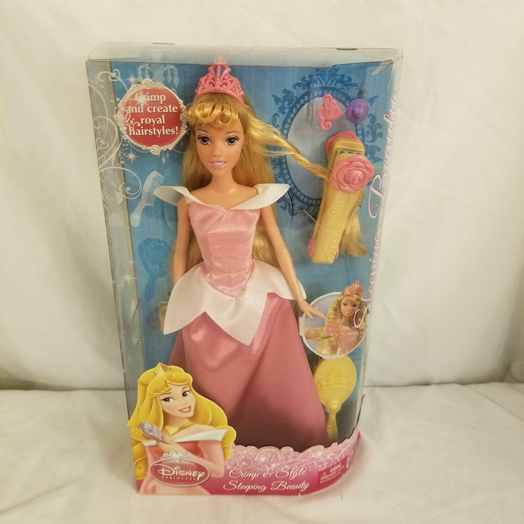 Disney Princess Crimp & Style Sleeping Beauty Doll Barbie 2011