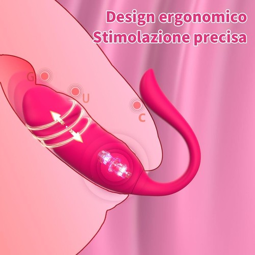 Ovetto Vibratore ovulo vibrante Wireless con Telecomando Dildo Vaginale Anale - Foto 7 di 9