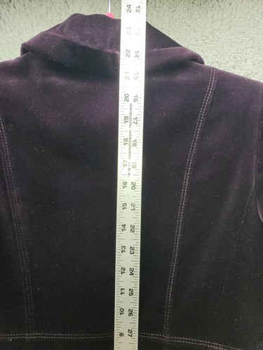 J. Crew Damengröße 4 Bella Samt Blazer in Rum Rosine (lila) - Bild 7 von 12