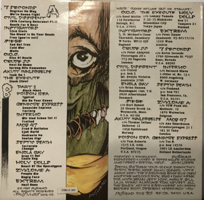 Cleanse The Bacteria LP 1985 Pusmort – PUSMORT 0012-02 VG+/VG+ | eBay