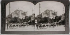 Keystone Stereoview of Sancta Sophia, Istanbul, Turkey from 1920’s 400 Set #210