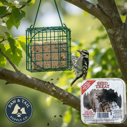 C&S Wildvogel Suet Samen Leckerli 11 Unzen & großes Suet Korb Futterautomat Kombination - Bild 1 von 9