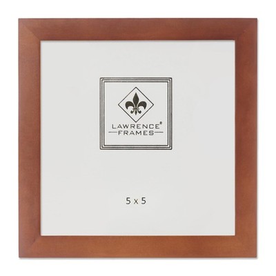 Lawrence Frames 766055 Nutmeg Wood Picture Frame, 5 by 5-Inch, 5x5,