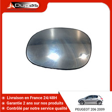 Glace de rétroviseur Peugeot 206