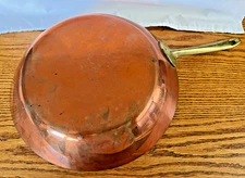 Paul Revere Ware 1776-1976 10.5” Brass Copper Stainless Steel Frying Pan