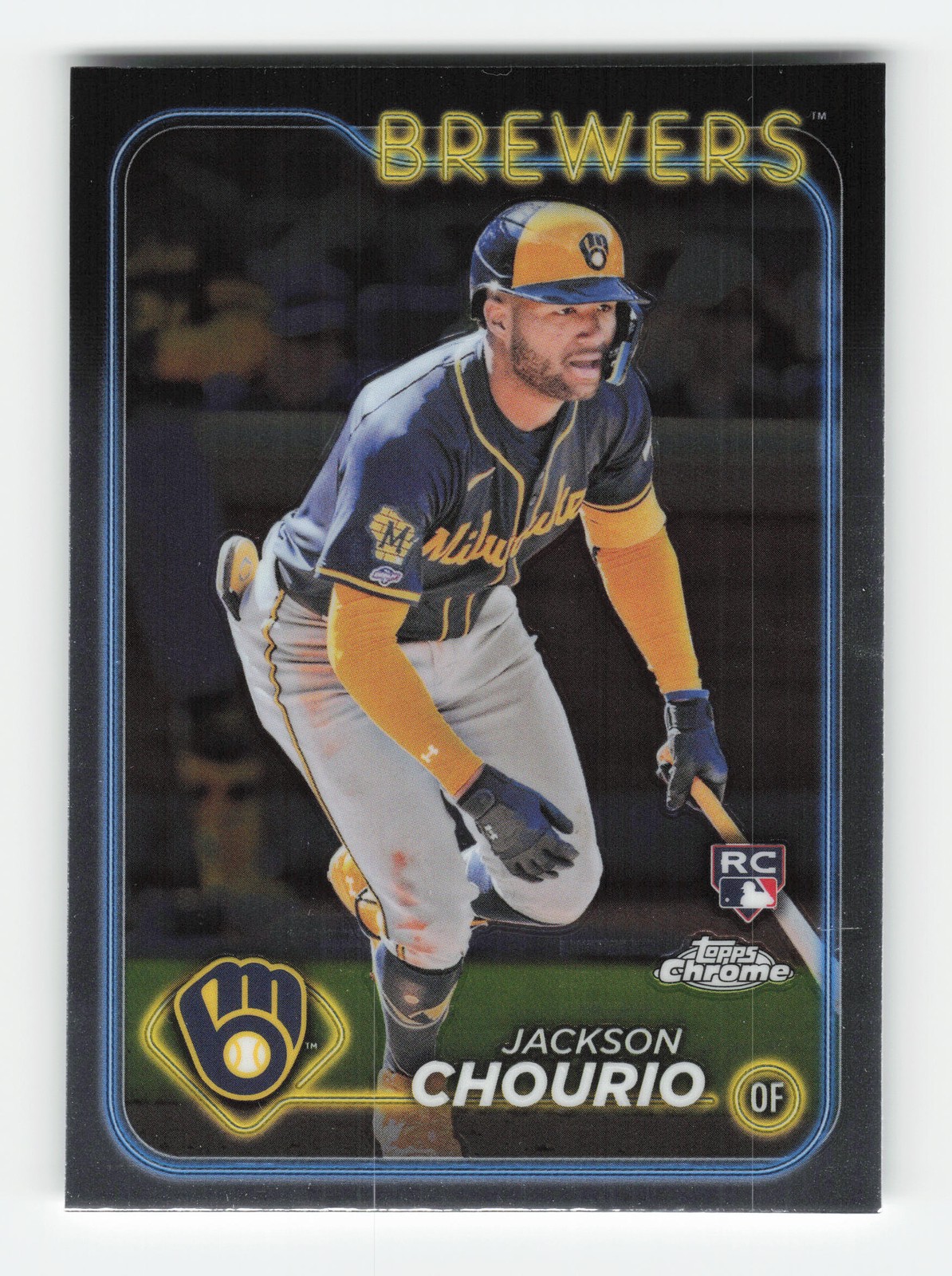 2024 Topps Chrome #161 Jackson Chourio RC Near Mint or Better