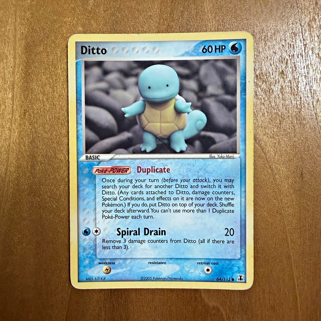 Pokemon TCG Ditto 64/113 Delta Species Rare 2005 EN 60HP
