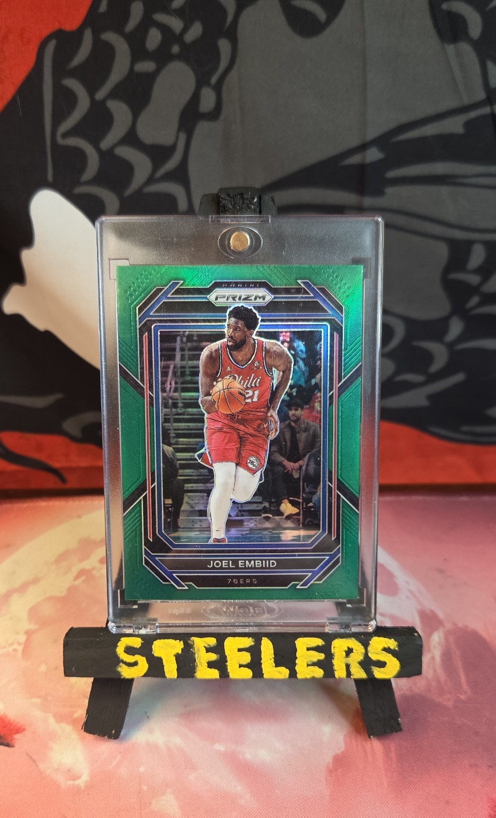 2022-23 Panini Prizm - Joel Embiid #34 Green Prizm Sixers
