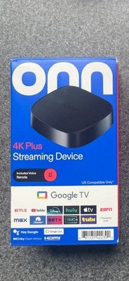 Onn 4K Plus Streaming Device Google TV 4K -2025- 4k UHD, 16GB storage, 2GB RAM