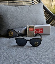 Image of Ray-Ban RB4306 Sunglasses Black Frame Dark Grey Lenses with Case
