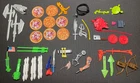Vintage 80s 90s Action Figure Accessories, Weapons Lot - 50 Pieces!
