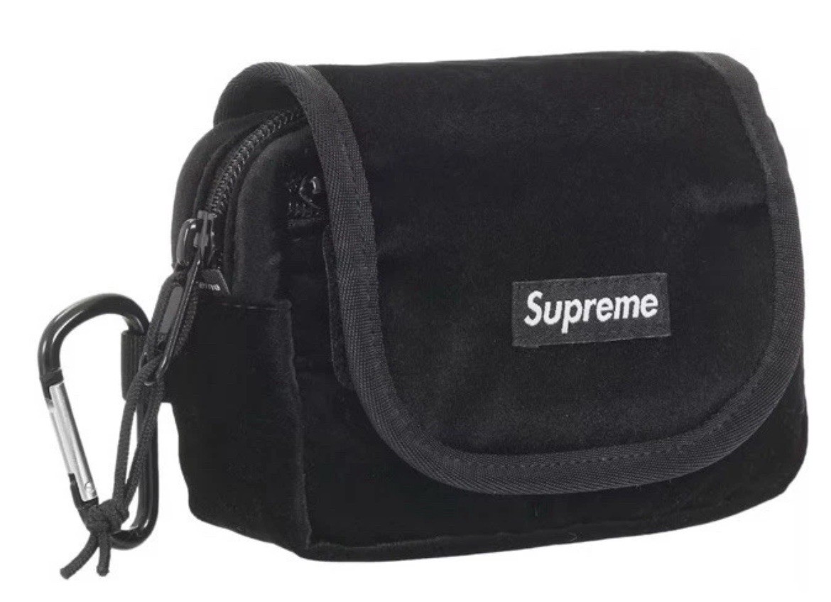 Supreme Velvet Mini Pouch Black シュプリーム SUPREME Velvet Mini Pouch - Black • 100% Authentic • | eBay