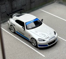 GB SW 1:64 White S2000 Spoon Hard Top Racing Sports Model Diecast Collect Car