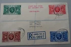 GB 1935 KGV Silver Jubilee Set Registered FIRST DAY of ISSUE COVER C/£650