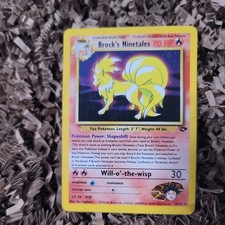 Brock's Ninetales 3/132 Gym Challenge Holo on eBay