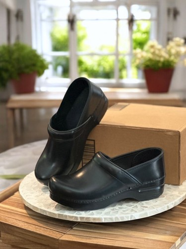 Dansko 149 $ Professional Cabrio Clogs schwarz Leder Damengröße 39 EU/8,5-9 U - Bild 2 von 14